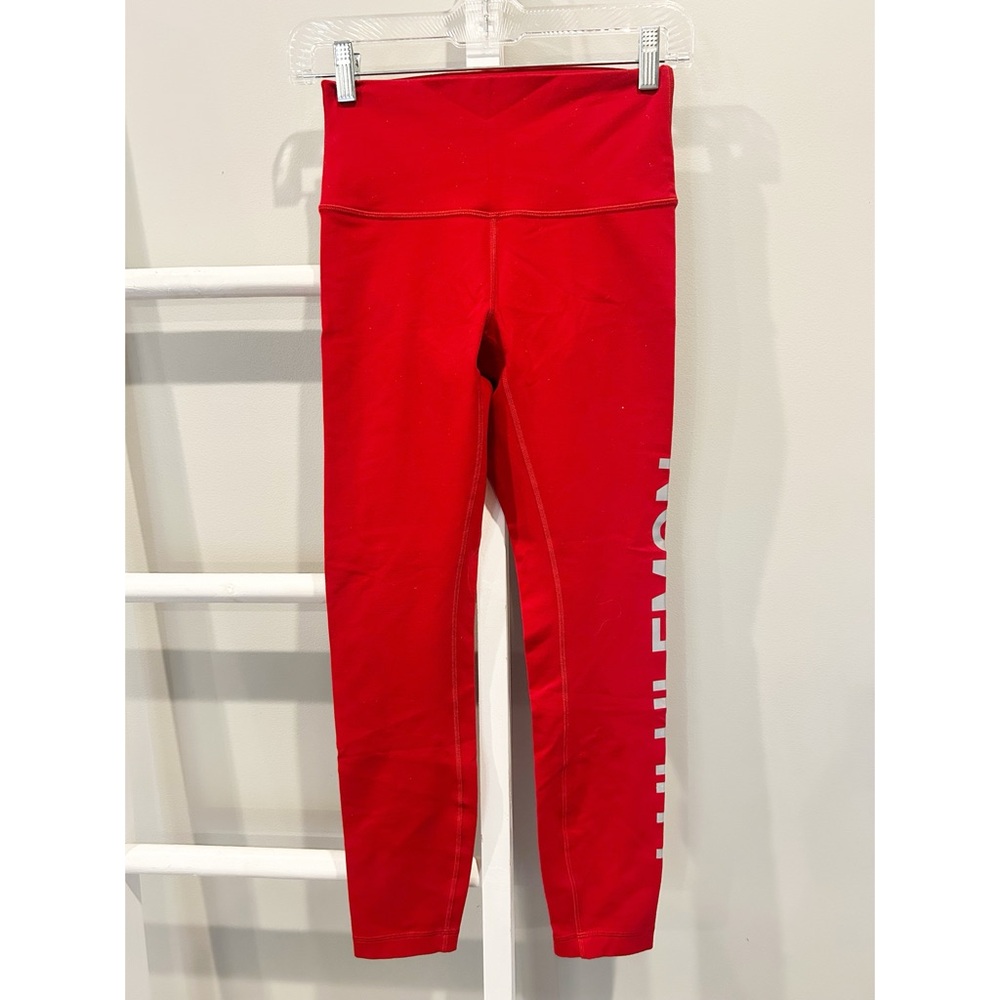 Lululemon Red Leggings